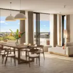 MC-The-Signature-Penthouse Type G Living towards terrace